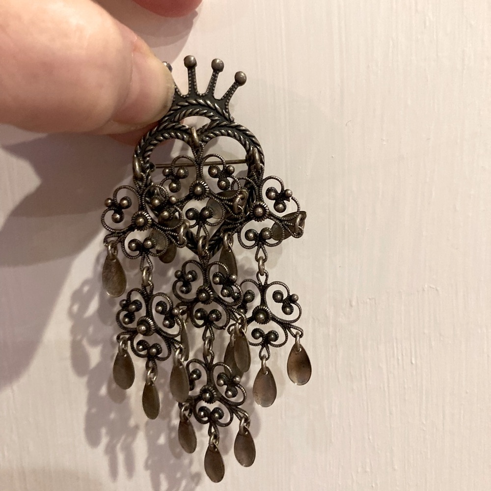Brooch 1800’s, sterling silver.  This is a rare brooch from the late 1800’s.